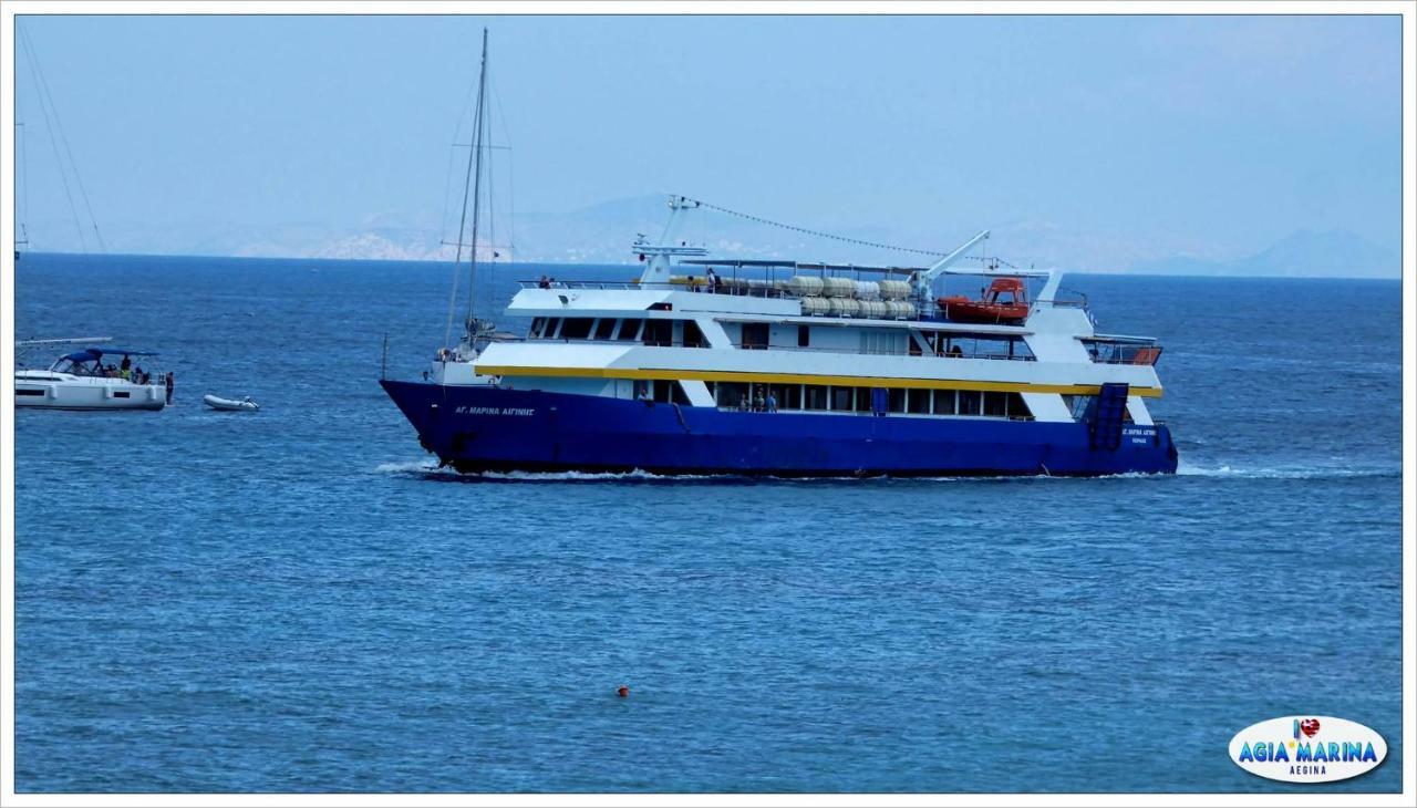 Kavos Bay Seafront Hotel Agia Marina  Buitenkant foto